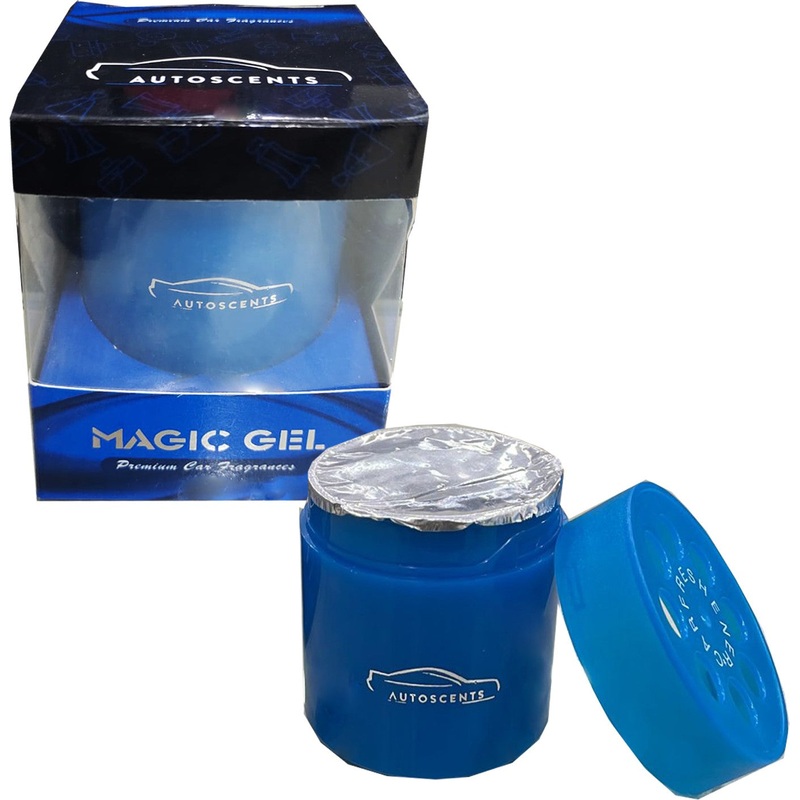 Auto Scents – Car Luxuary Organic Strong Air Freshener Perfume Gel, Freshen Up Your Car – 110 Grams -Ocean