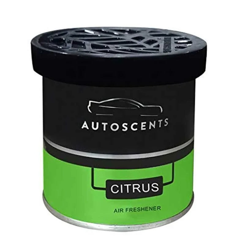 Auto Scents – Car Luxuary Organic Strong Air Freshener Perfume Gel, Freshen Up Your Car – 80 Grams – Citrus Fragrance