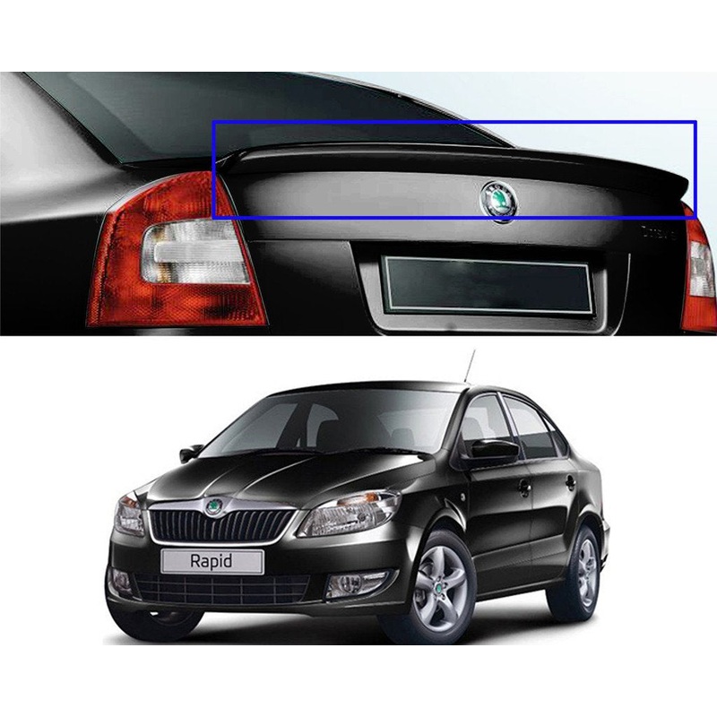 O.E. Type Car Spoiler for Rapid (Black)