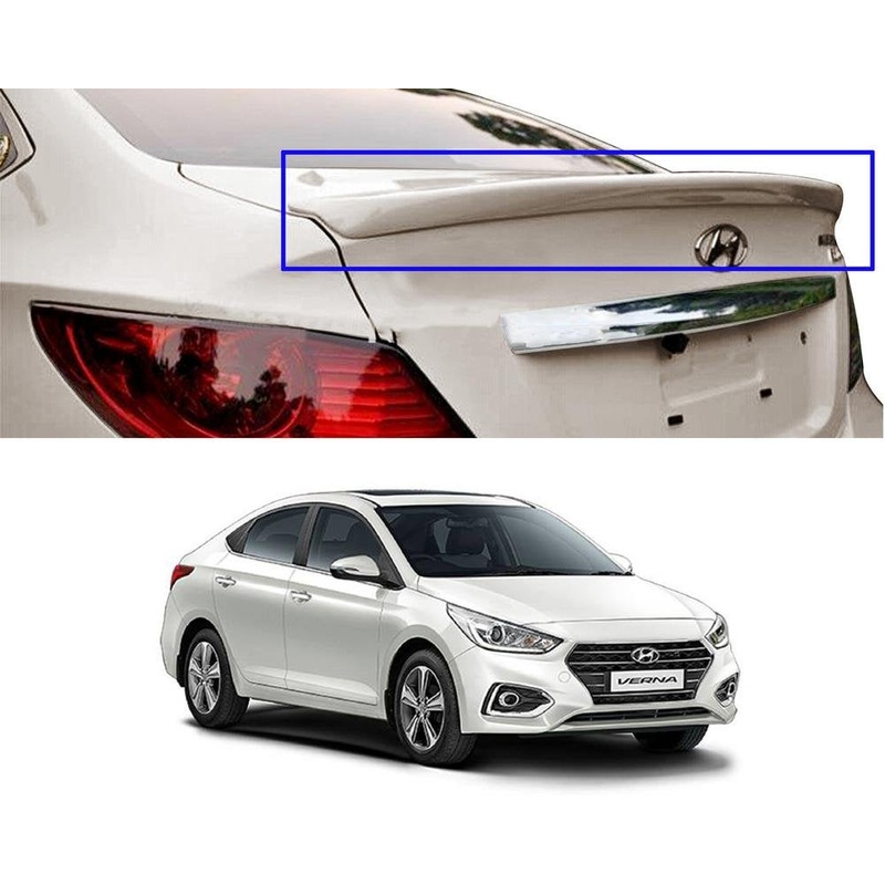 O.E Type Car Spoiler for Verna 2018 (White)