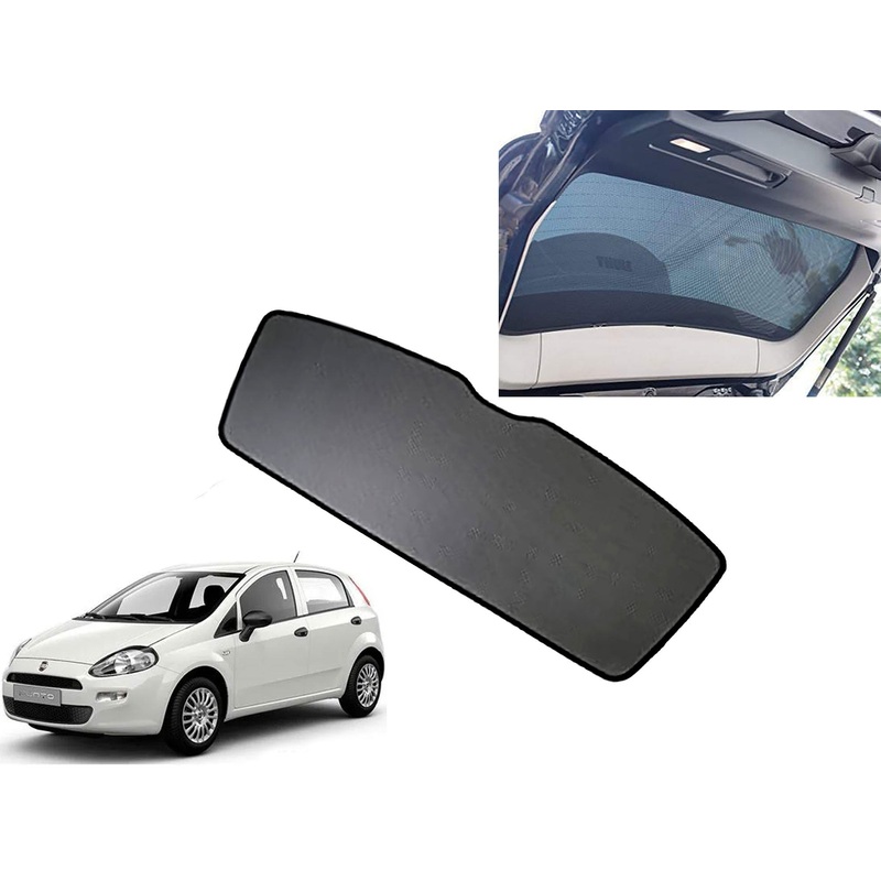 Rear Dicky Cotton Mesh Fabric Sun Shades Car Curtain 1 Pc for Fiat