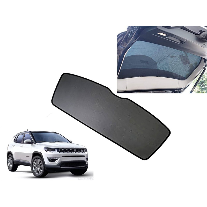 Rear Dicky Cotton Mesh Fabric Sun Shades Car Curtain 1 Pc for Jeep