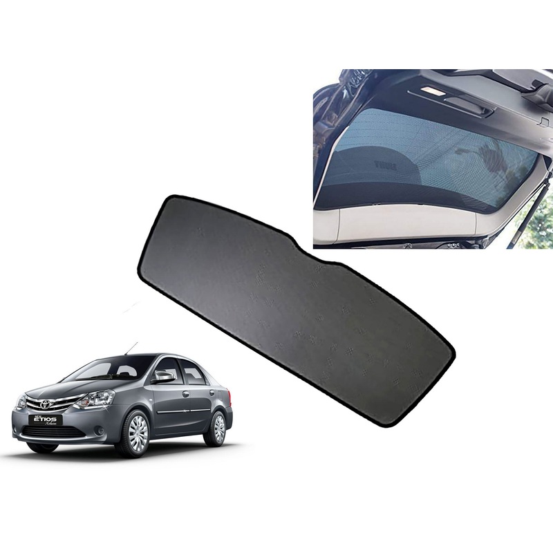Rear Dicky Cotton Mesh Fabric Sun Shades Car Curtain 1 Pc for Toyota