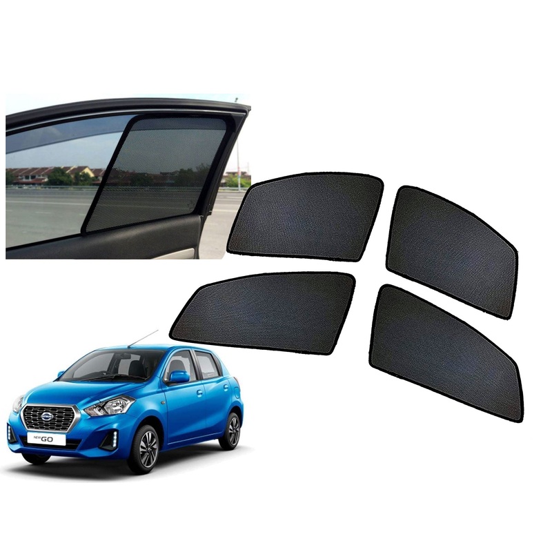 Z-Black Window Plug-in Half Sun Shades Car Curtain for Datsun