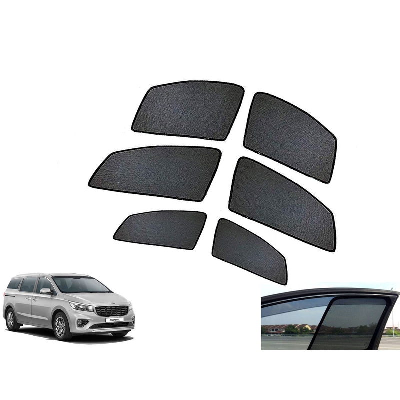 Z-Black Window Plug-in Half Sun Shades Car Curtain for KIA