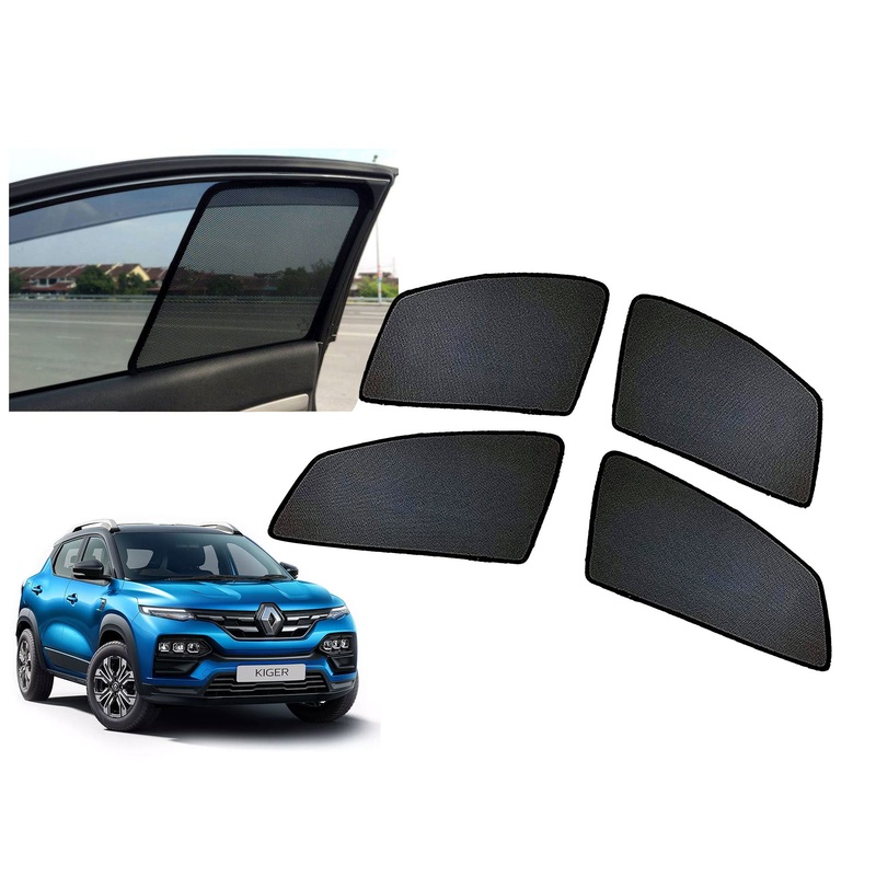 Z-Black Window Plug-in Half Sun Shades Car Curtain for Nissan