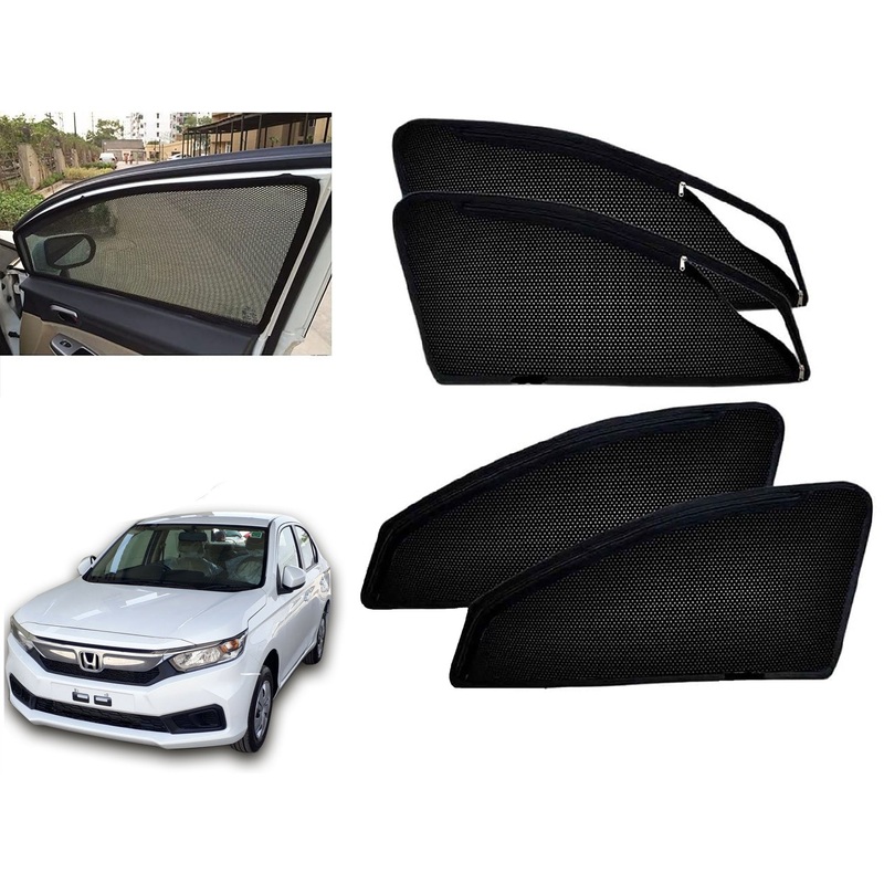 Zipper Magnetic Car Curtain Sunshades for Honda