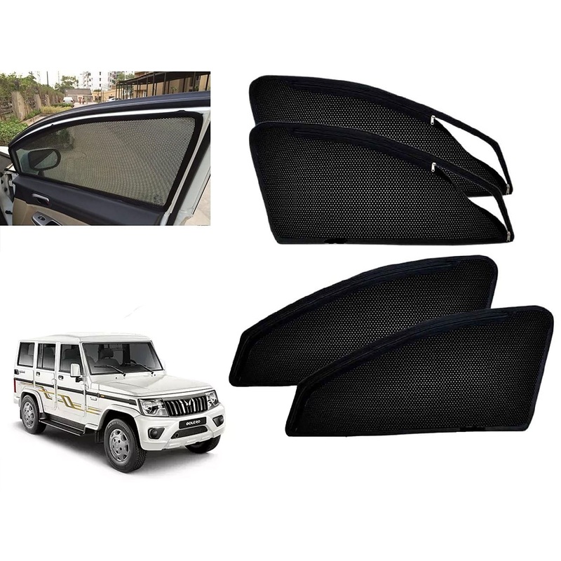 Zipper Magnetic Car Curtain Sunshades for Mahindra