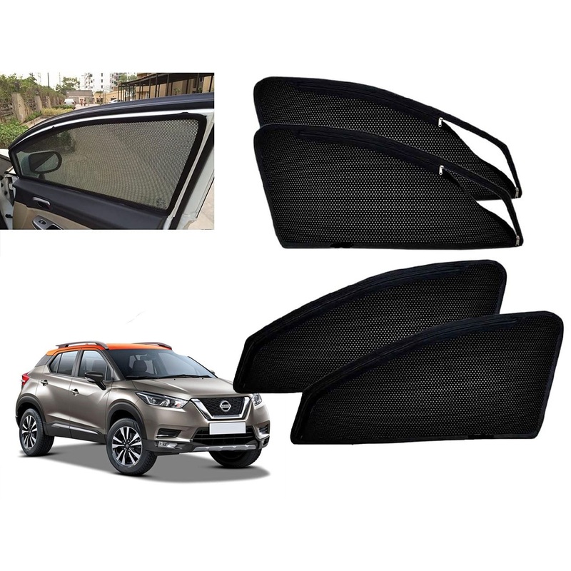 Zipper Magnetic Car Curtain Sunshades for Renault