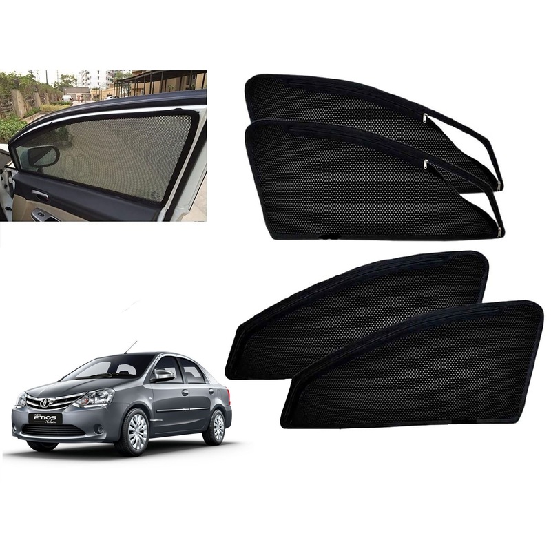 Zipper Magnetic Car Curtain Sunshades for Toyota