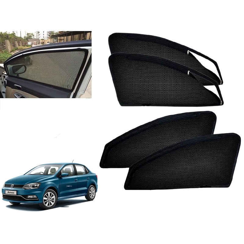Zipper Magnetic Car Curtain Sunshades for Volkswagen