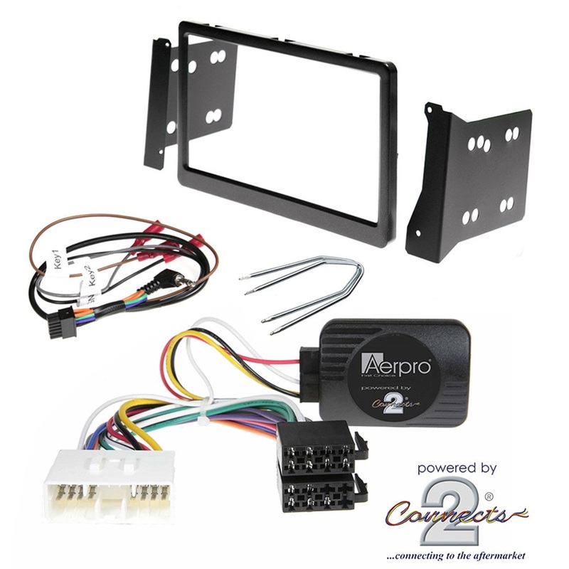 AERPRO Double Din Black Install Kit To Suit Holden – Commodore Vt, Vx & Vu – FP8018K