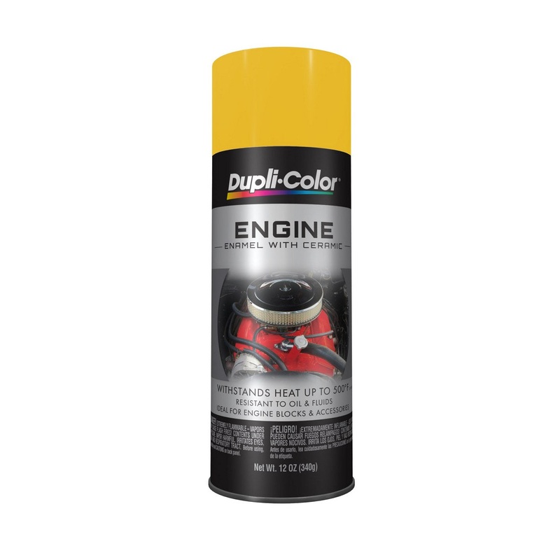 Dupli-Color Engine Enamel – Yellow, 340g – DE1642 (Pickup Only)