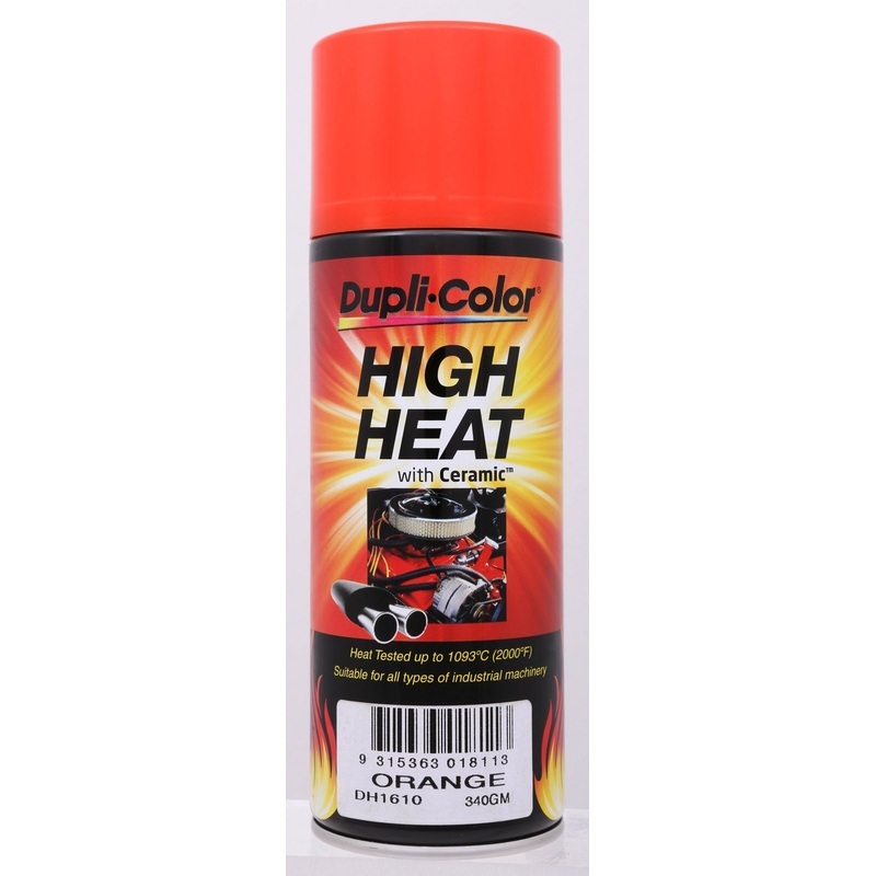Dupli-Color Hi Heat Ceramic – Orange, 340g – DH1610 (Pickup Only)