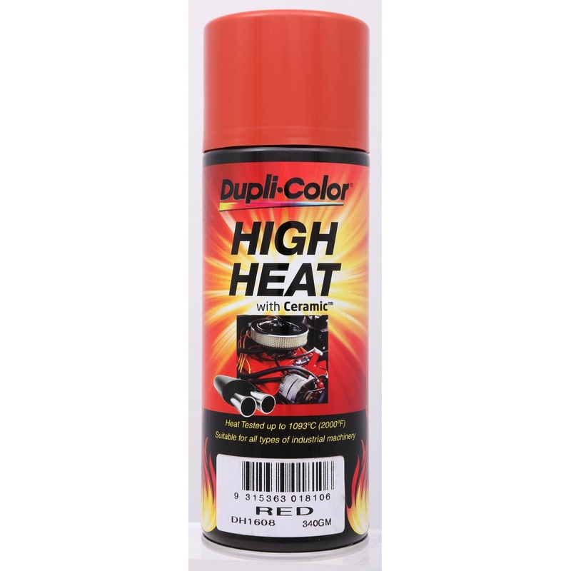 Dupli-Color Hi Heat Ceramic – Red, 340g – DH1608 (Pickup Only)