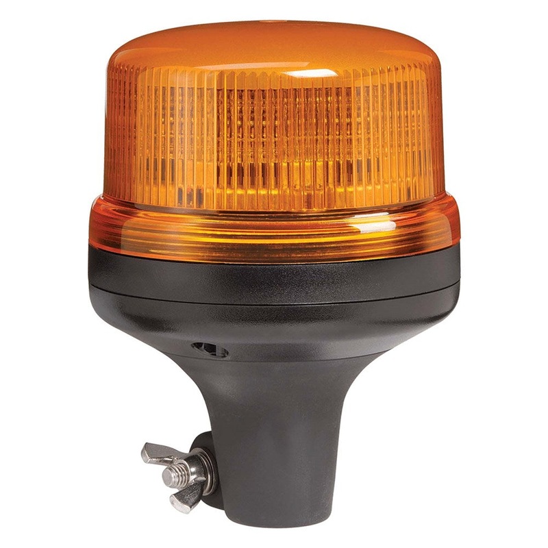 Narva 85256A Narva Eurotech Low Profile LED Strobe/Rotator Light (Amber), 6 SelectaBLe Flash Patterns
