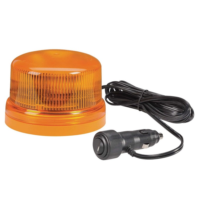 Narva 85259A Narva Eurotech Low Profile LED Strobe/Rotator Light (Amber), 6 SelectaBLe Flash Patterns