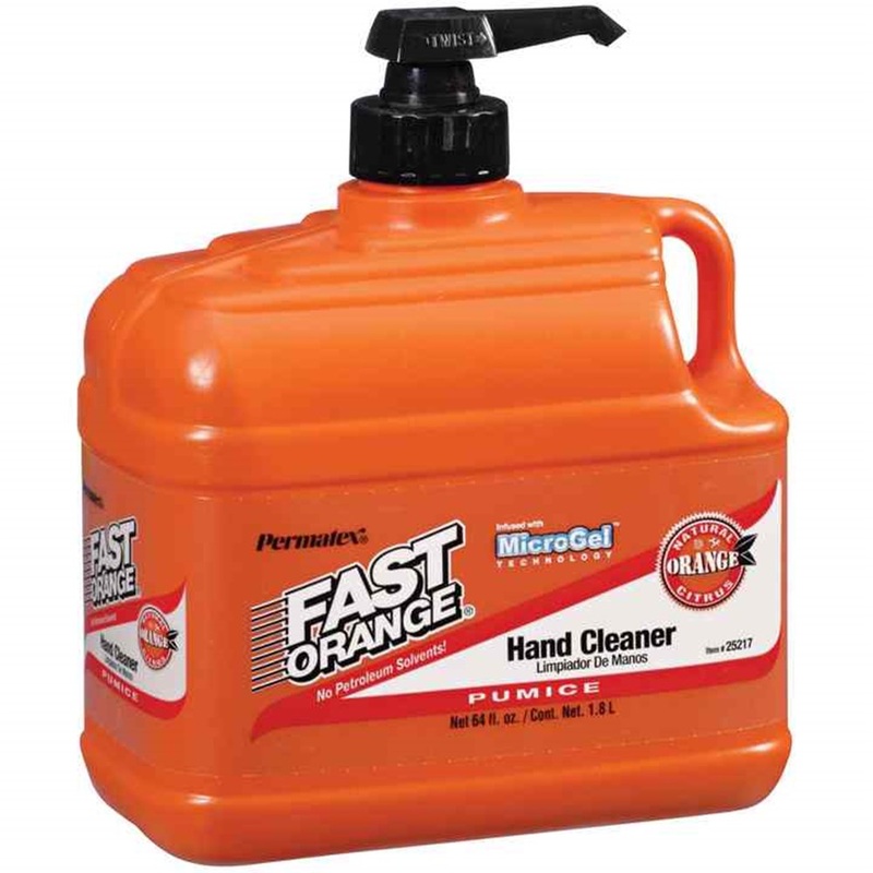 Permatex Fast Orange Pumice Lotion Hand Cleaner W/Pump 1.8L – 25217 – PX25217