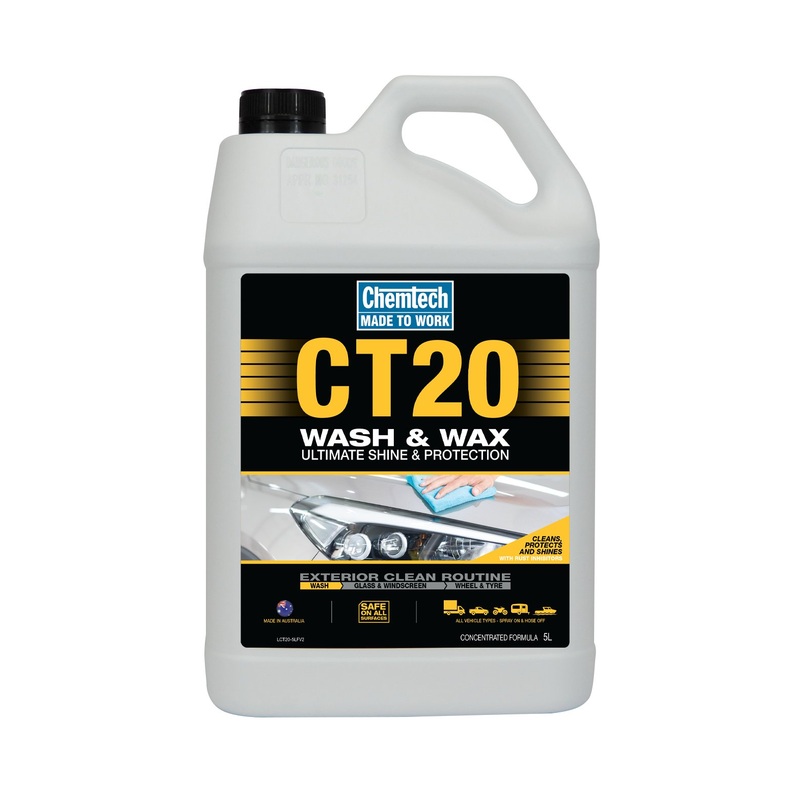 Chemtech CT20 Wash and Wax – 5L – CT20-5L