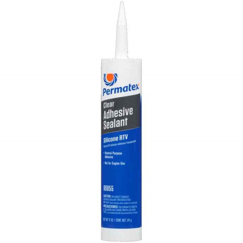 Permatex Clear Rtv Silicone Adhesive Sealant 311G – 80855 – PX80855