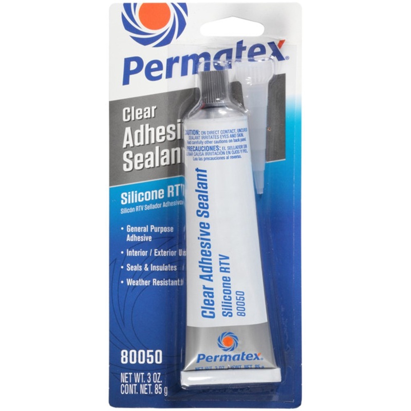 Permatex Clear Rtv Silicone Adhesive Sealant 85G – 80050 – PX80050