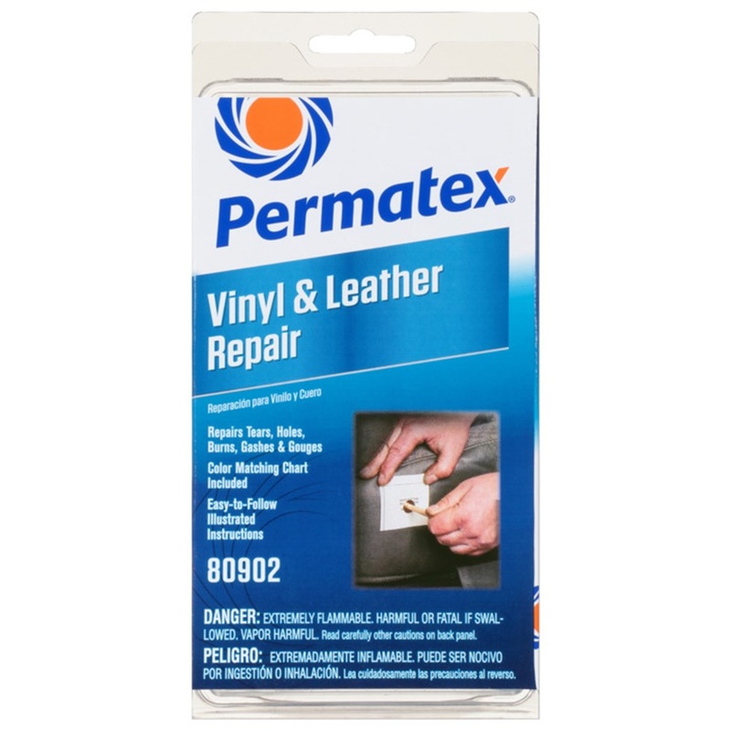 Permatex Vinyl & Leather Repair Kit Clam Shelled- 80902 – PX80902