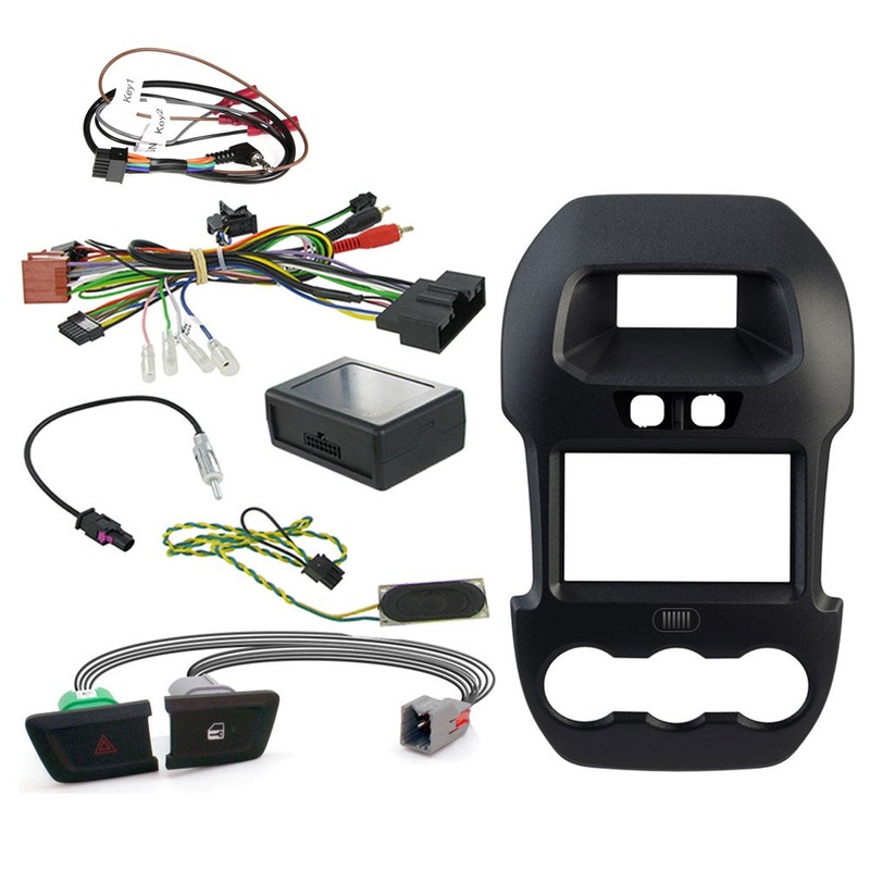 AERPRO Double Din Black Install Kit To Suit Ford – Ranger Px (With 4.2 Oem Display) – FP8083KC