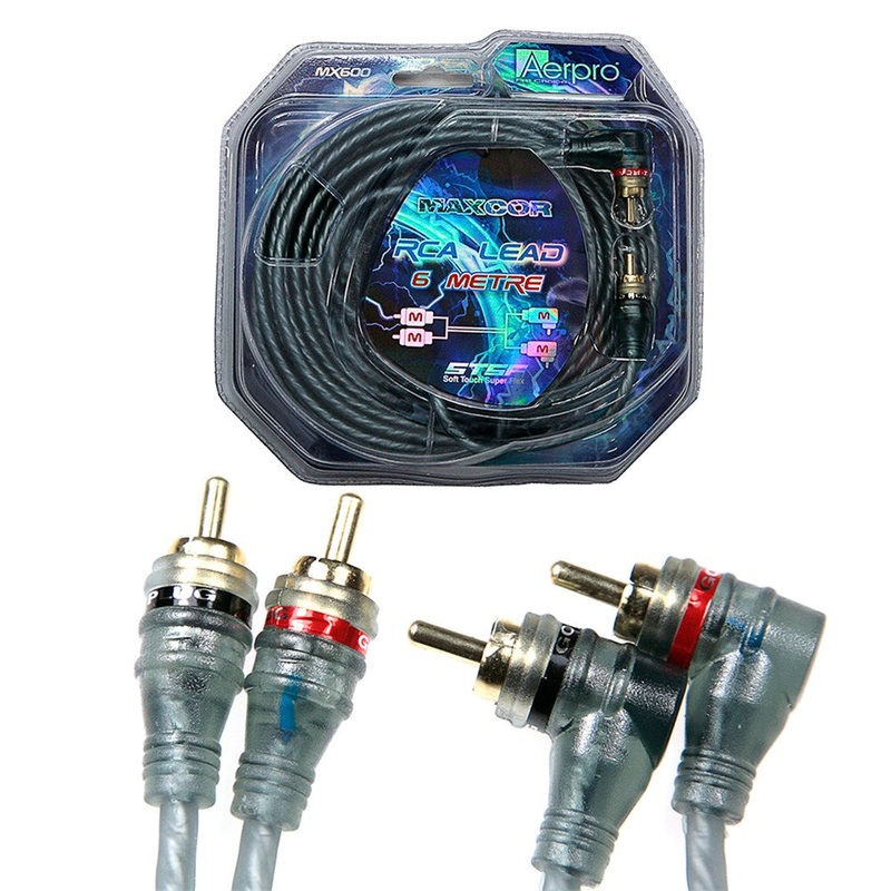 Aerpro MX600 Aerpro – Maxcor 6.0M RCA Lead 2 Metre -2M Metre (R/A)