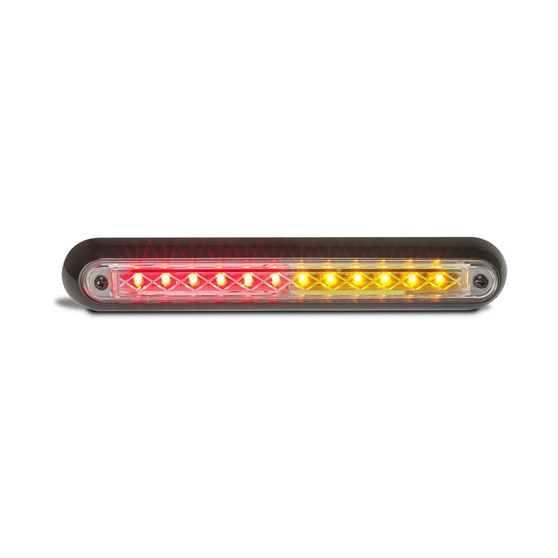LED Autolamps 235BBSTI12/2 LED Rear Combination Surface Mount Strip Lamp – Stop/Tail/Indicator