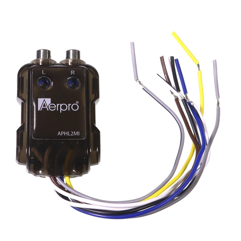 AERPRO 2 Ch Line Output Converter – APHL2MI
