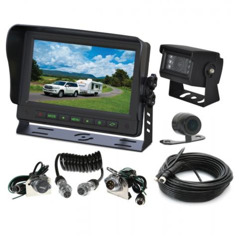 Gator 7 GT70SDTK Monitor DASH CAM DUAL REVERSE CAMERA TRAILER KIT