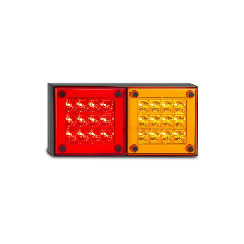 LED Autolamps 280ARM Rear Combination LED Lamp Mini Jumbo Twin Assembly – Stop/Tail/Indicator