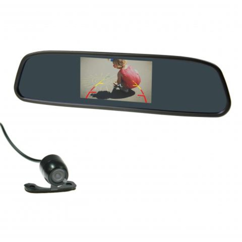 GATOR 4.3 MIRROR REVERSE CAMERA WIRED BUTTERFLY CAMERA – GRV43MKT