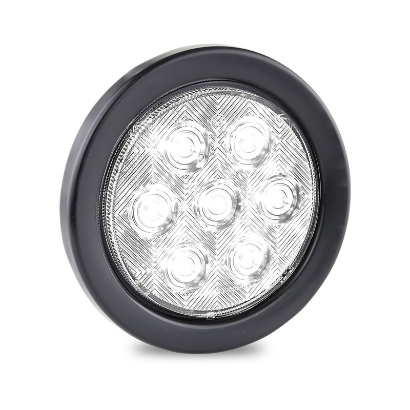 LED Autolamps 113WMG Round Reverse Lamp with Grommet & 3 Pin Plug