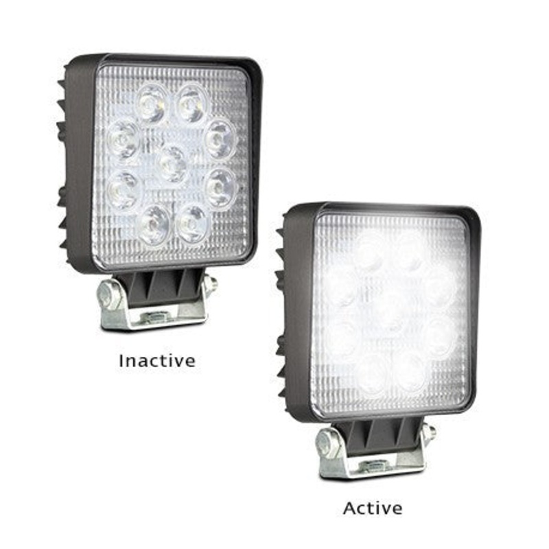 LED Autolamps FL1 LED High Powered Flood Lamp in Square Alloy Housing – 27 Watt Output