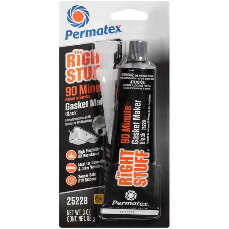 Permatex The Right Stuff 90 Min Black Gasket Maker 85g-25228 – PX25228