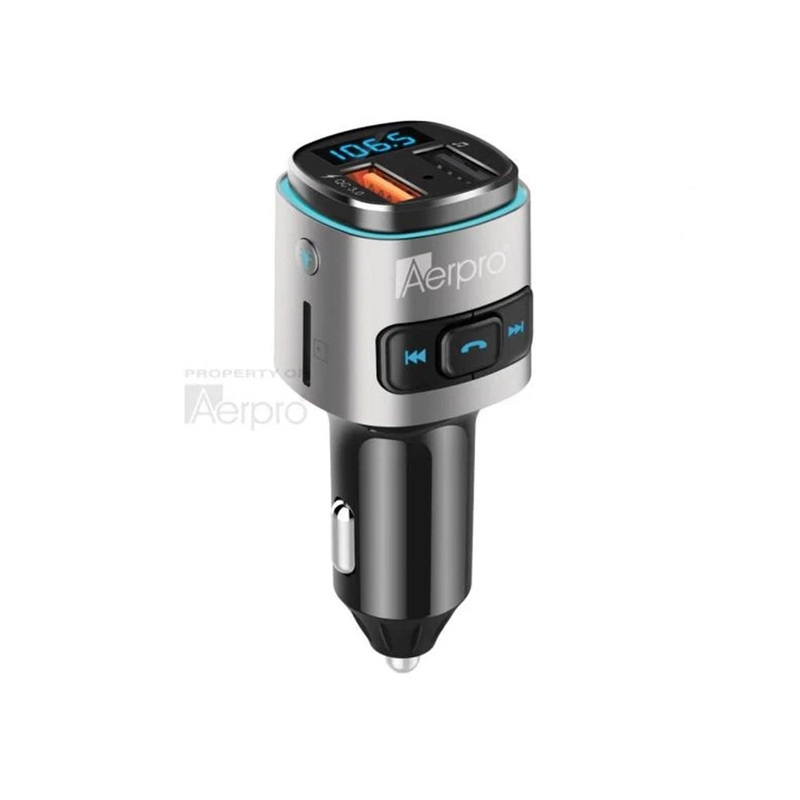 Aerpro Bluetooth FM Transmitter with Quick Charge 3.0 USB Output – APBT210