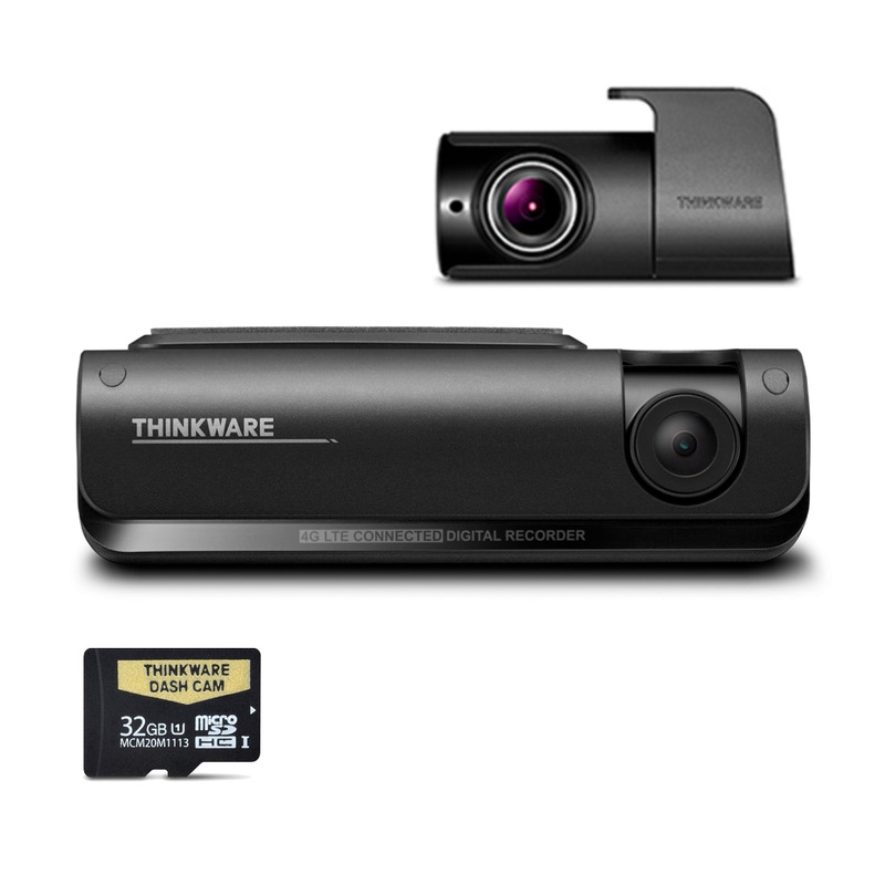 Thinkware T700 Full HD Front and Rear Dash Cam with 4G LTE and 32GB SD Card – T700D32