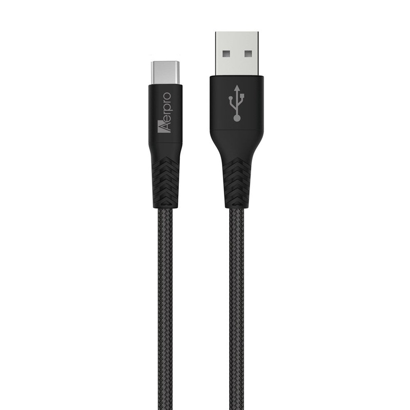 AERPRO Premium Usb-C To Usb-A Cable (1.5M / Black) – APL410B