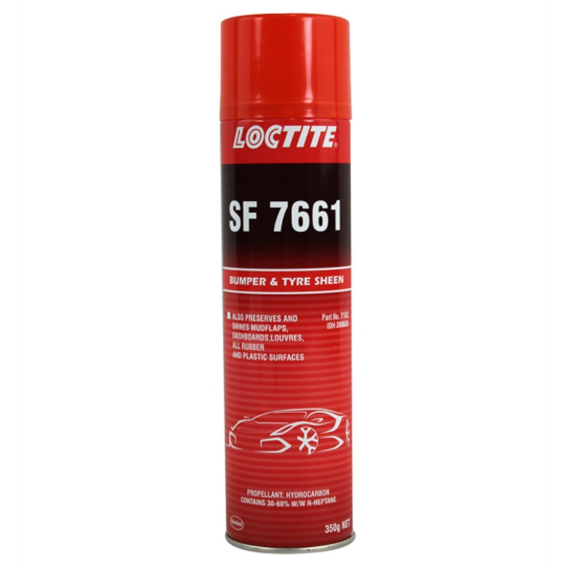 Loctite SF 7661 Bumper & Tyre Sheen – (Aerosol) 350G – Y182 (Pickup Only)