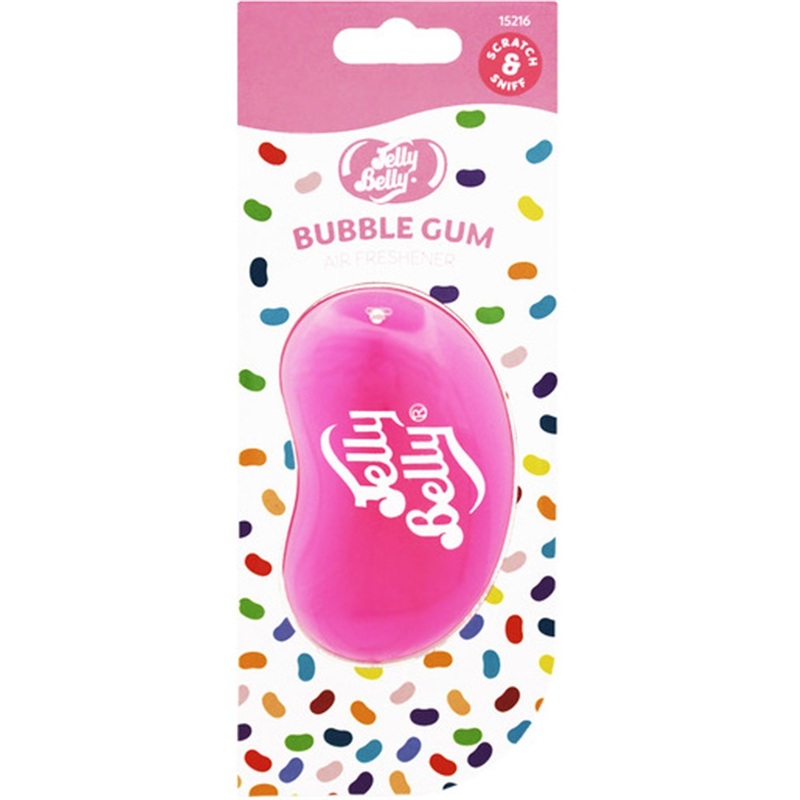 Jelly Belly Bubblegum Fragrance 3D Hanging Air Freshener – Single – E302722100