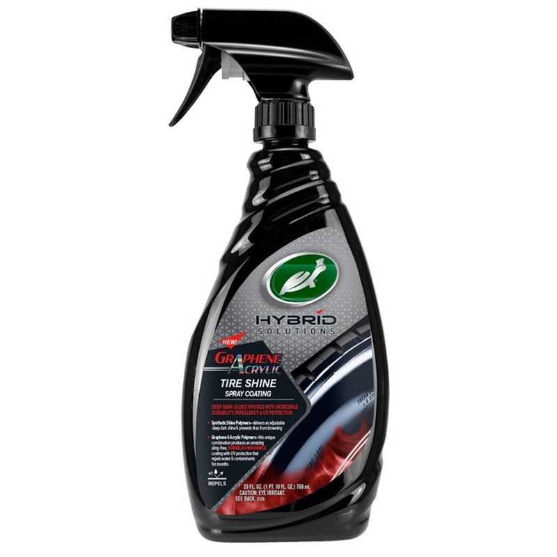 Turtle Wax Hybrid Solutions Graphene Tyre Shine and Spray Coating – 680mL – 103032 53733