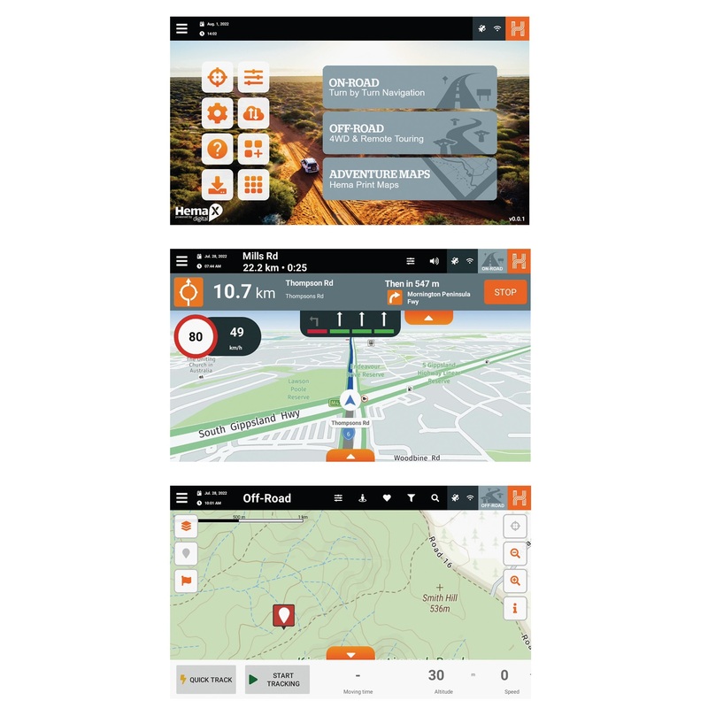 Aerpro AMHXD3 Hema Maps Powered On-Road/Off-Road Navigation Module for Apple CarPlay Enabled Head Units