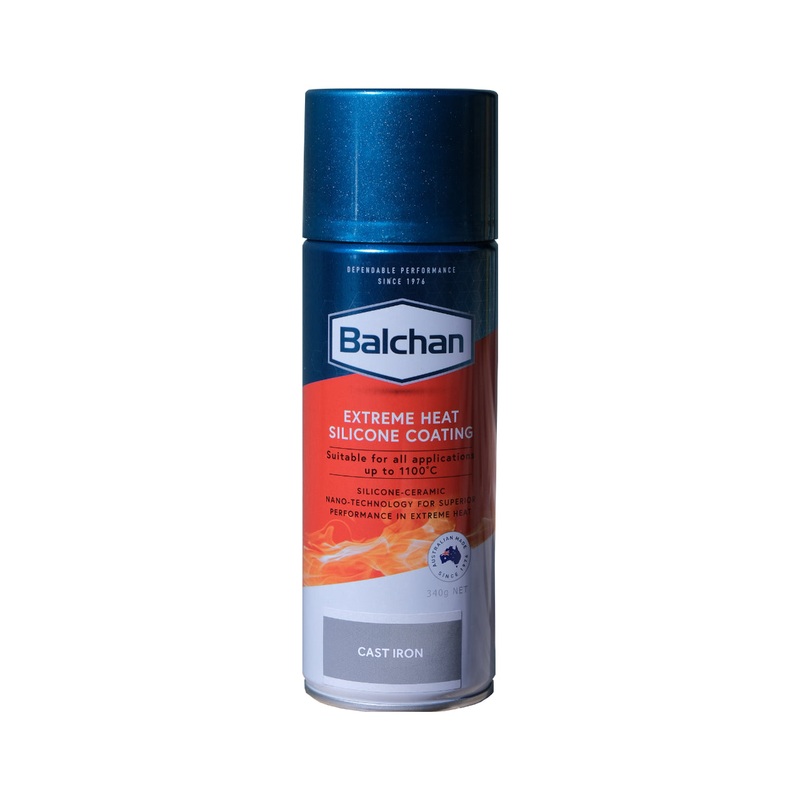 Balchan Extreme High Heat Silicone Coating Paint – Cast Iron Look – BAL101009