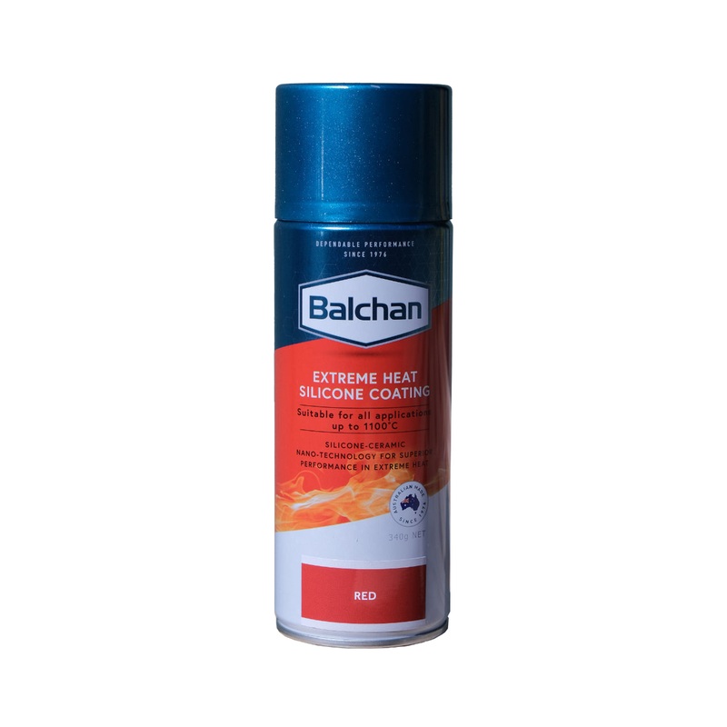 Balchan Extreme High Heat Silicone Coating Paint – Red – BAL101005