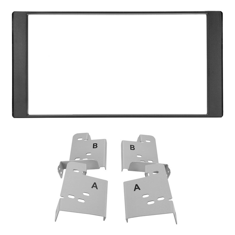 AERPRO Double Din Black Facia Kit To Suit Subaru Forester, Impreza, Liberty & Wrx – FP8580