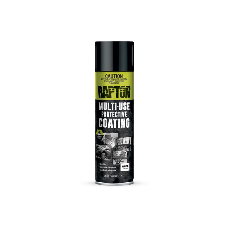 Raptor 1K Multi Use Protective Coating – White – 450mL (364g) – RMUW/AL (Pickup Only)