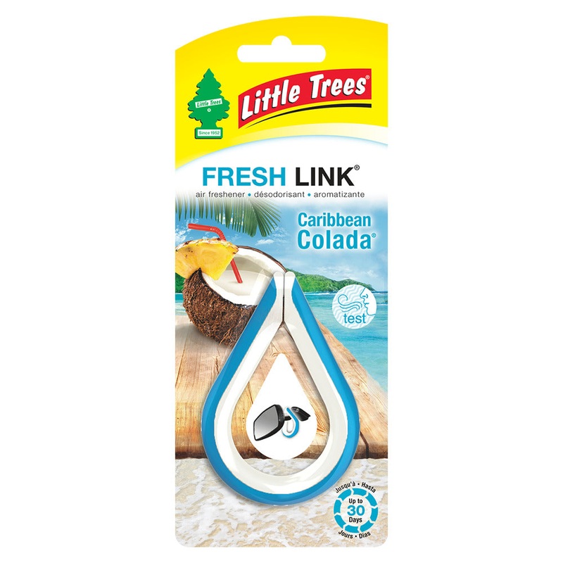 Little Trees Air Freshener Fresh Link – Caribbean Colada – 52925