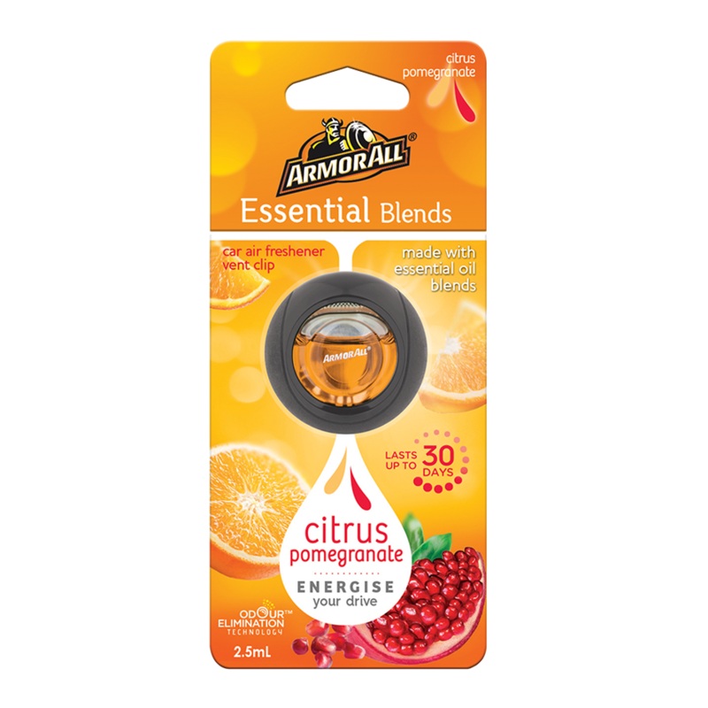 Armor All Essential Blends Citrus Pomegranite AIR Freshener – AMAIRCP1
