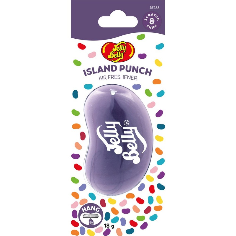 Jelly Belly 3D Hanging Air Freshener – Island Punch (Single) – E303515700